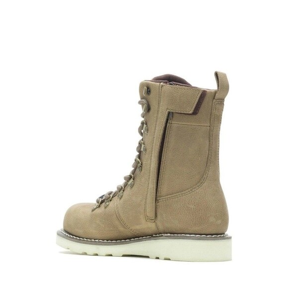 Harley-Davidson Denway Boots Women’s 8M Leather Beige Moto Riding - Picture 2 of 16